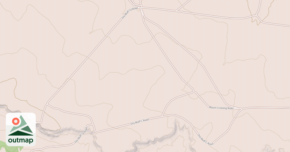 Map of DRY BLUFF C