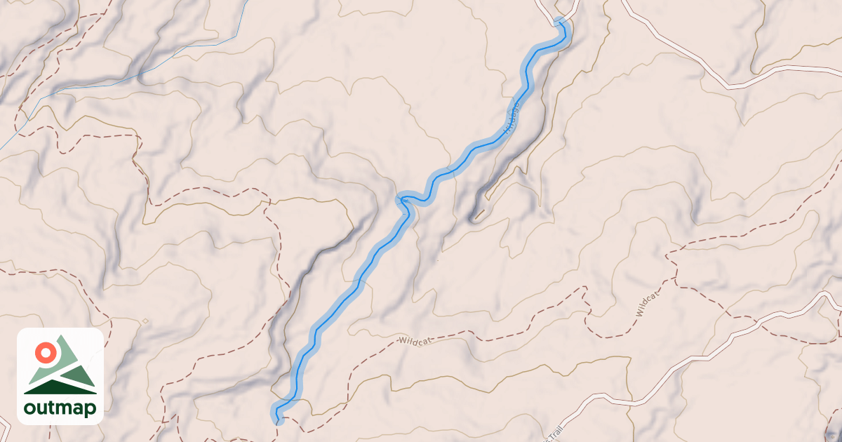 Map of Hildago Trail