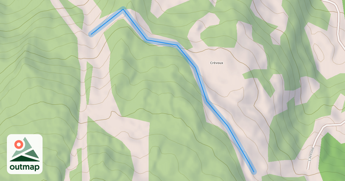 Map of Les 7 Melezes