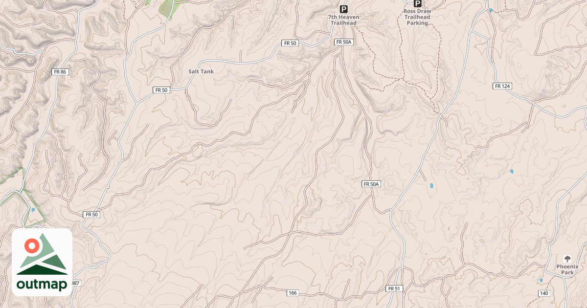 Map of USFS National Forest System Roads {76B4ED5F-A32D-47F8-AFDC-22F5D907517F}