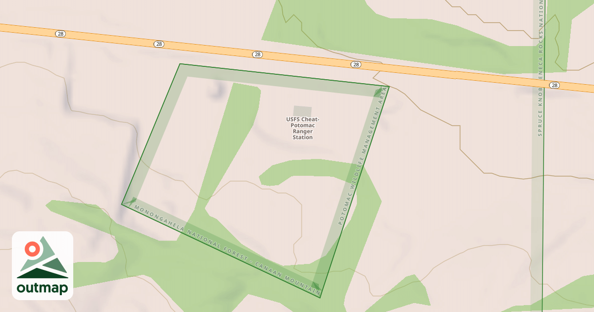 Map of P-BURG ADM. SITE