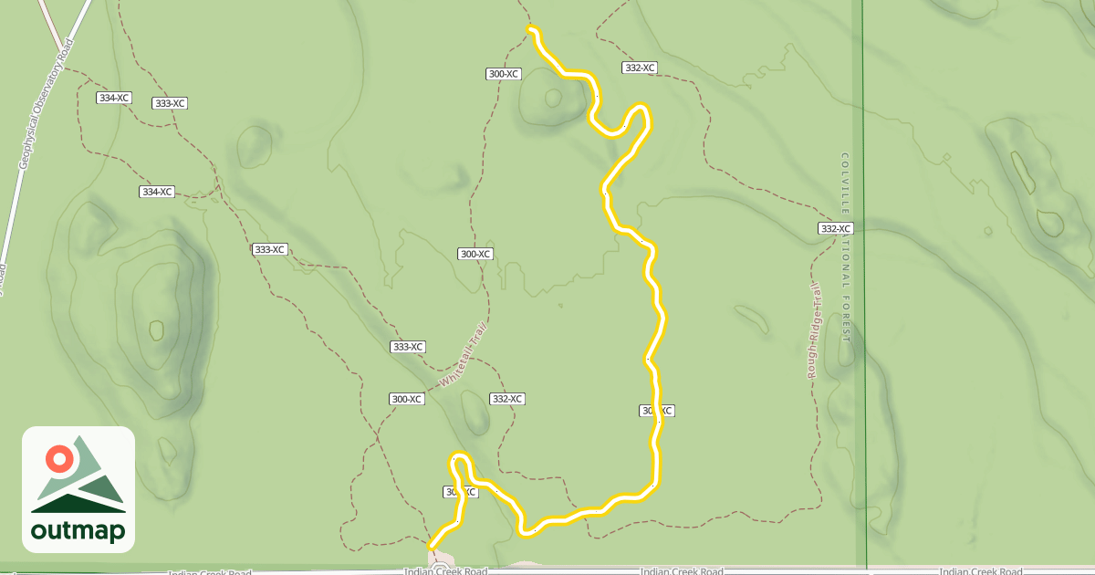 Map of Cougar Trail