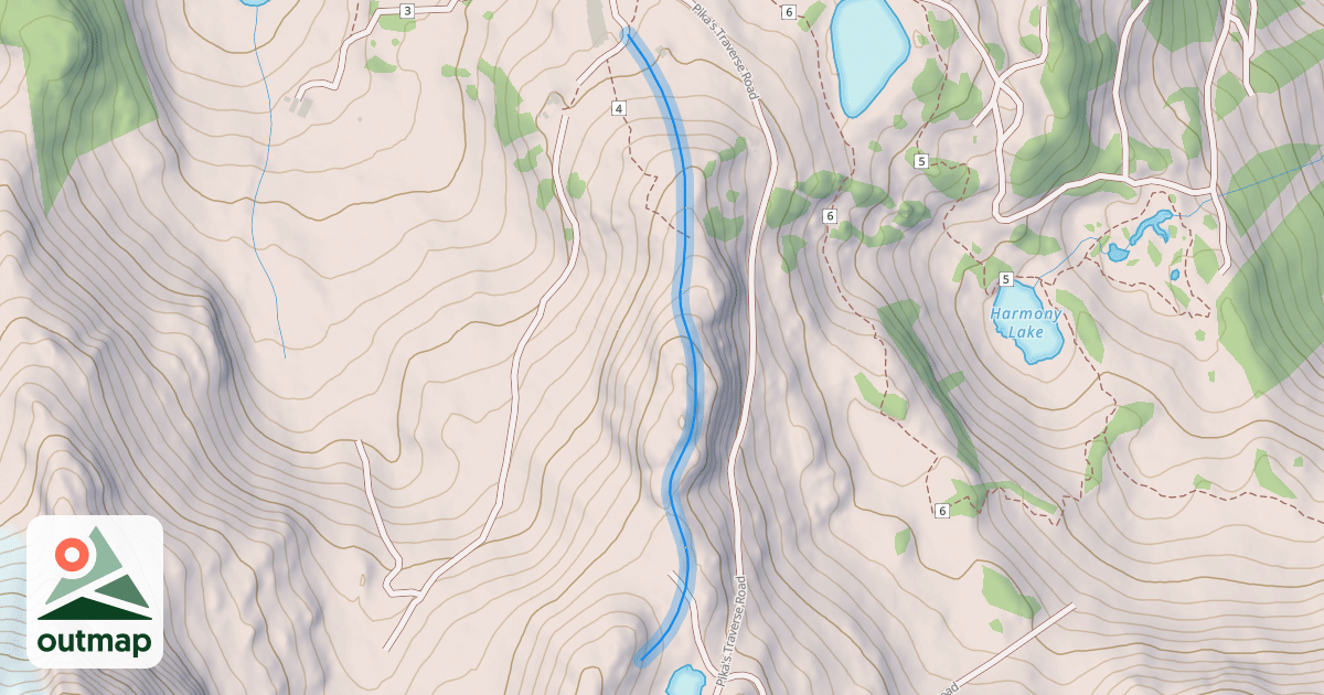Map of Ridge Run