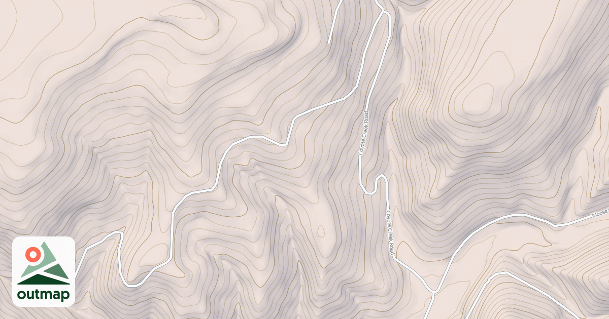 Map of COYOTE CREEK