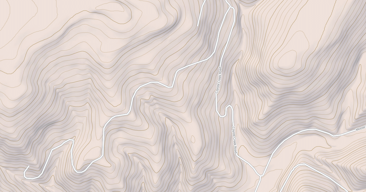 Map preview of COYOTE CREEK