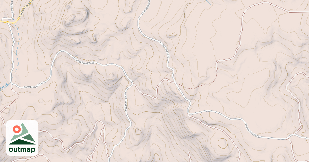 Map of Cold Spring Loop Snowmobile