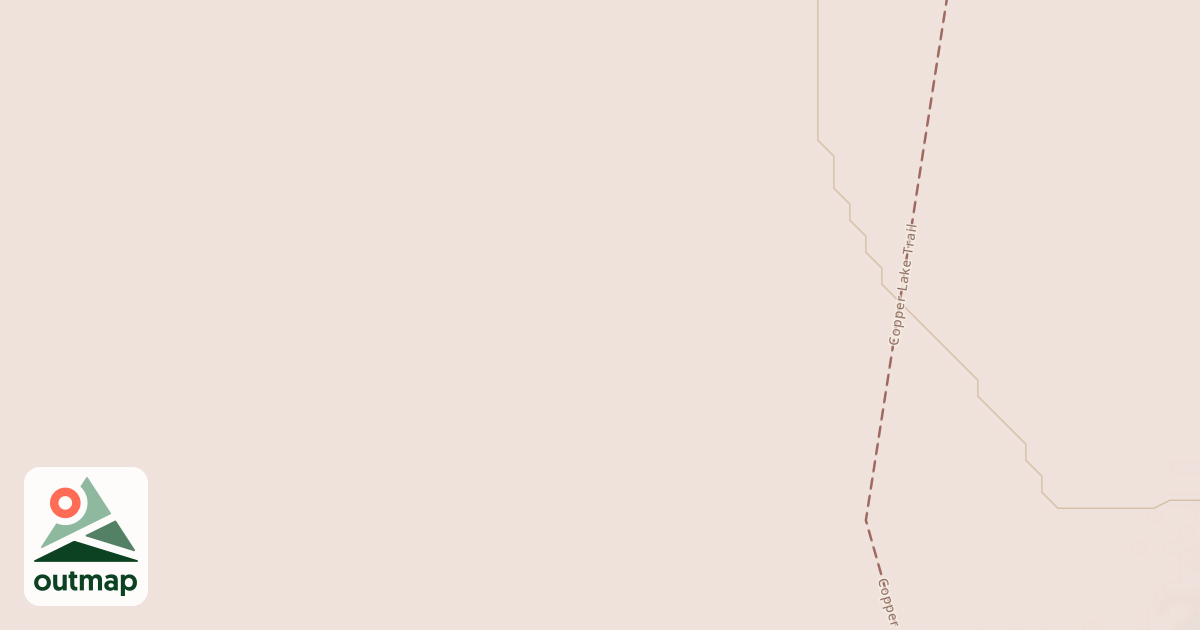 Map of Copper Lake Trail