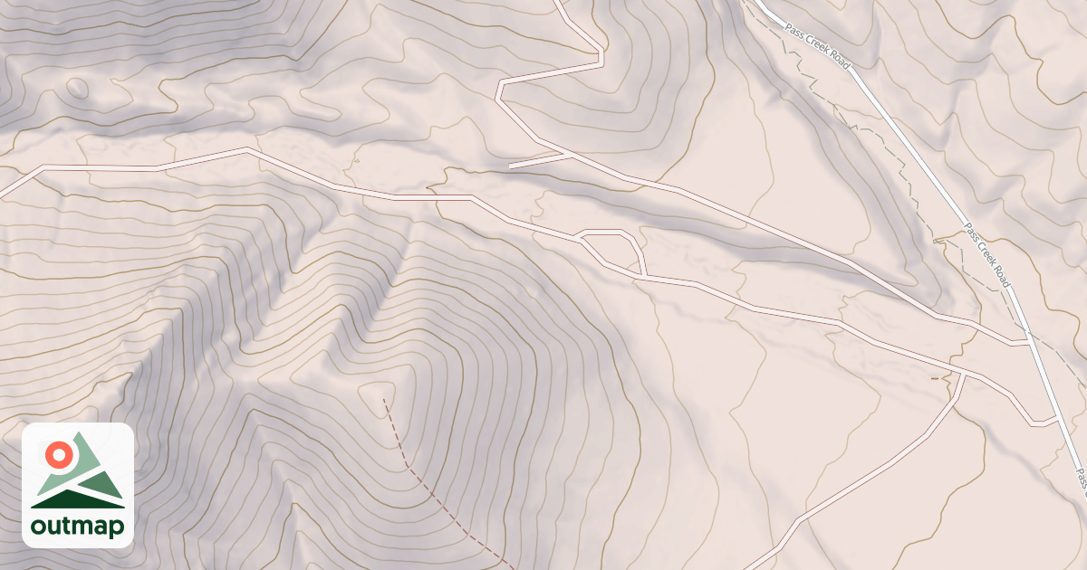 Map of BEAR CR.