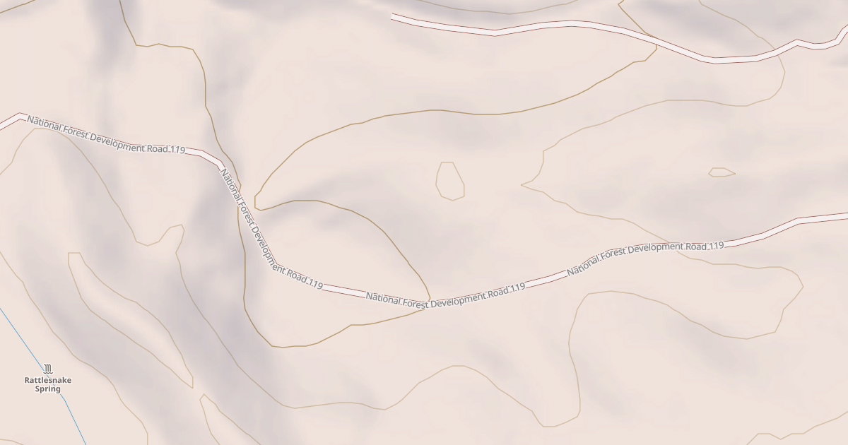 Map preview of USFS National Forest System Roads {7A3D26D8-EA26-4F03-90EA-2975073975D4}