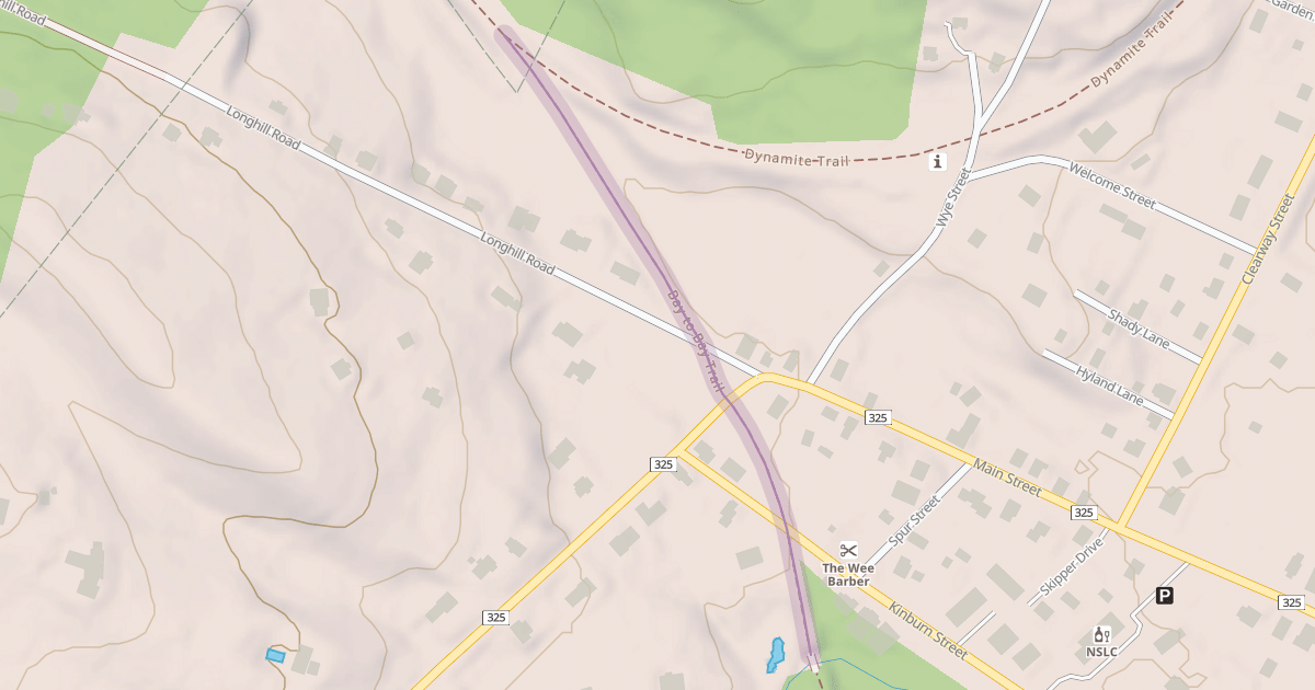 Map preview of Bay to Bay Trail