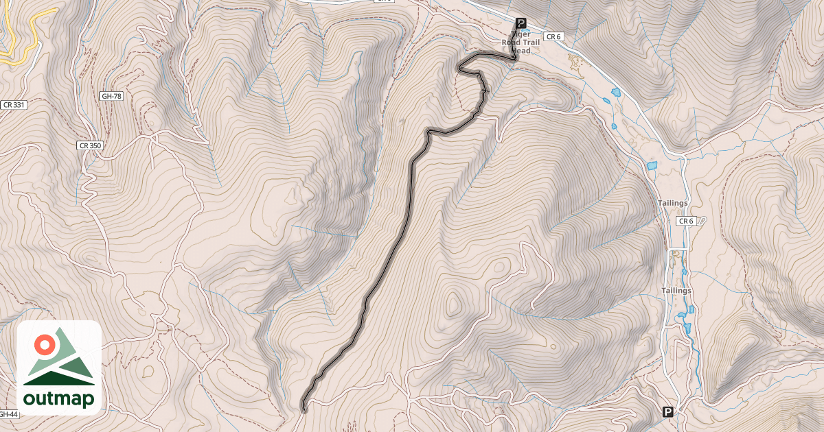 Map of Rock Island Road