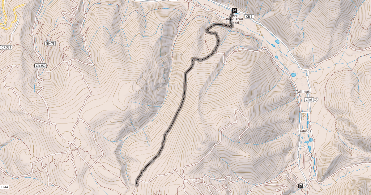 Map preview of Rock Island Road