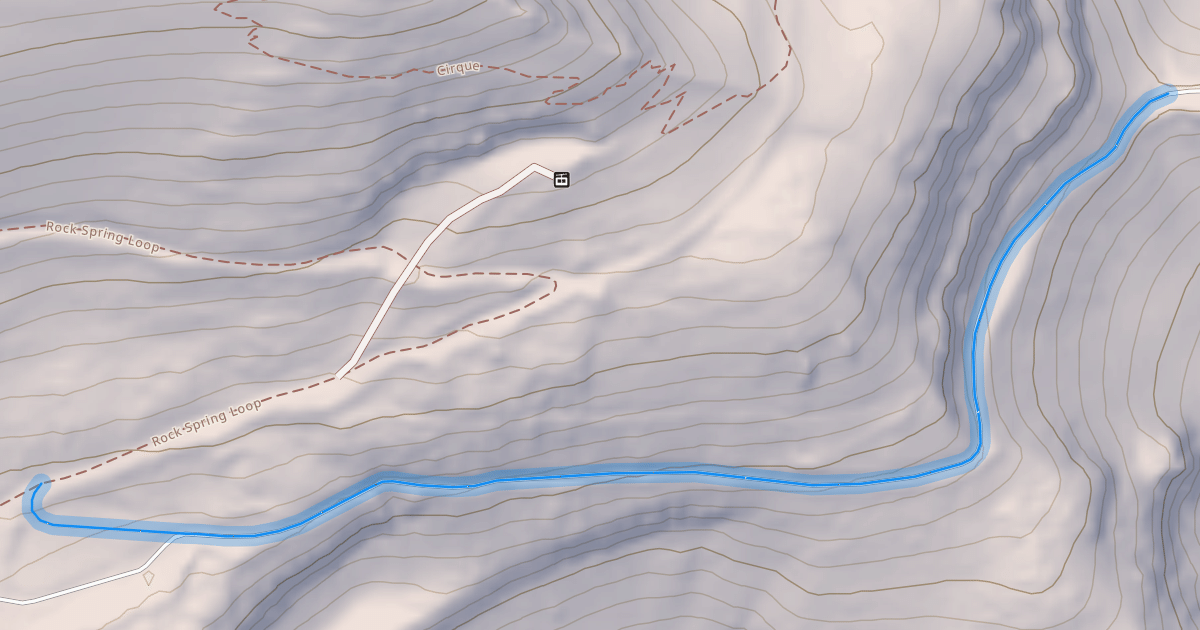 Map preview of Laramie Traverse