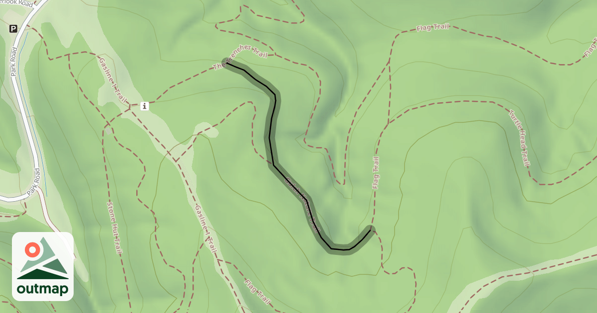 Map of Gulch Nature Trail