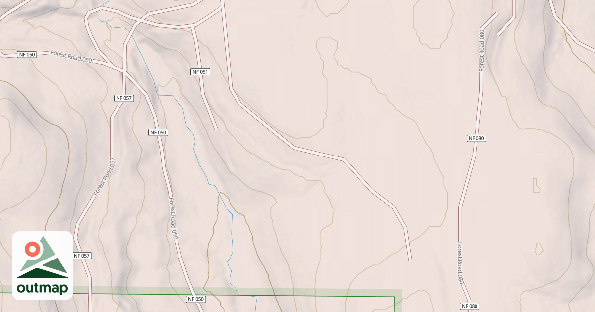 Map of USFS Motor Vehicle Use Map Trails 18203