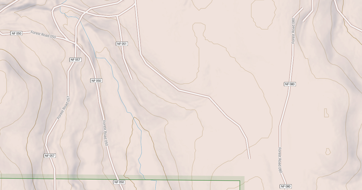 Map preview of USFS Motor Vehicle Use Map Trails 18203