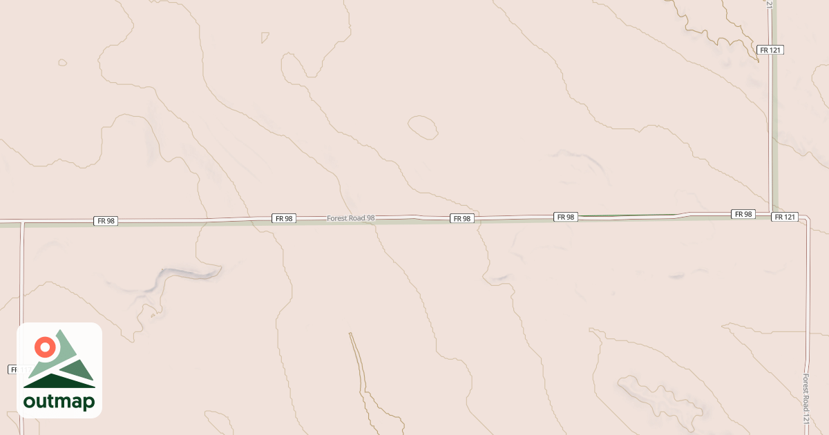 Map of ROAD 98