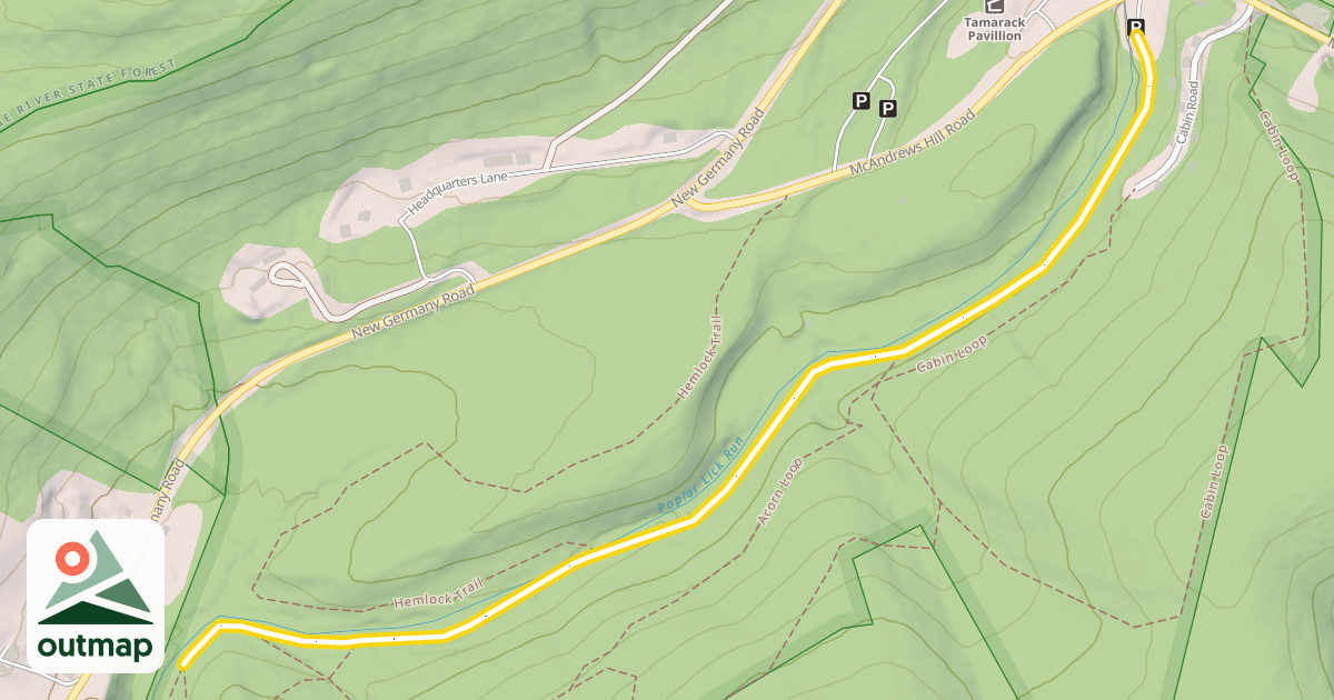 Map of Turnpike Trail