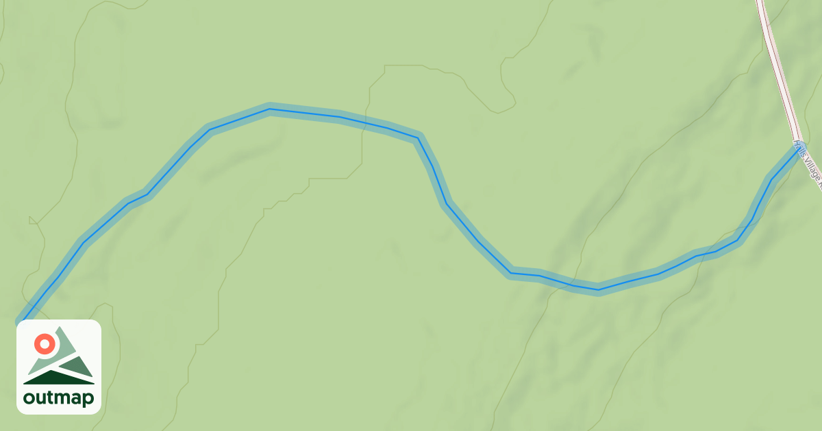 Map of Moore hill loop track