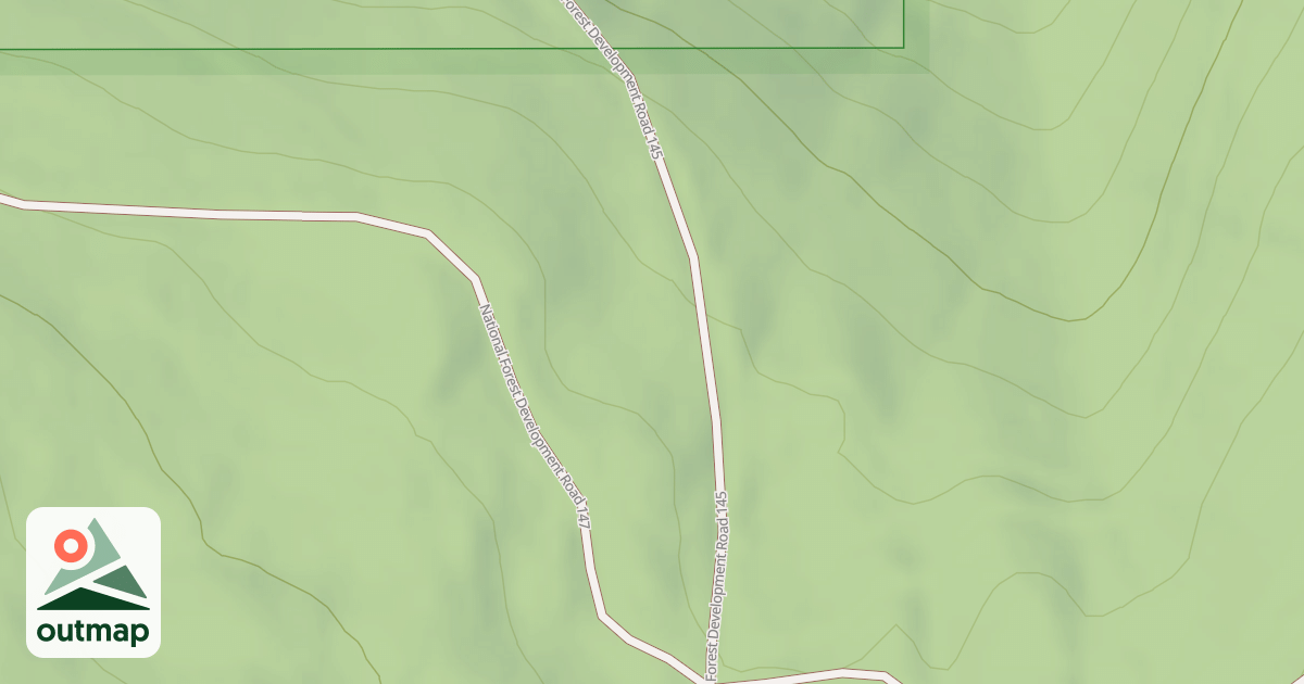 Map of USFS Motor Vehicle Use Map Roads {AF5BD32A-FB10-44A5-B43A-5A17C91026F3}