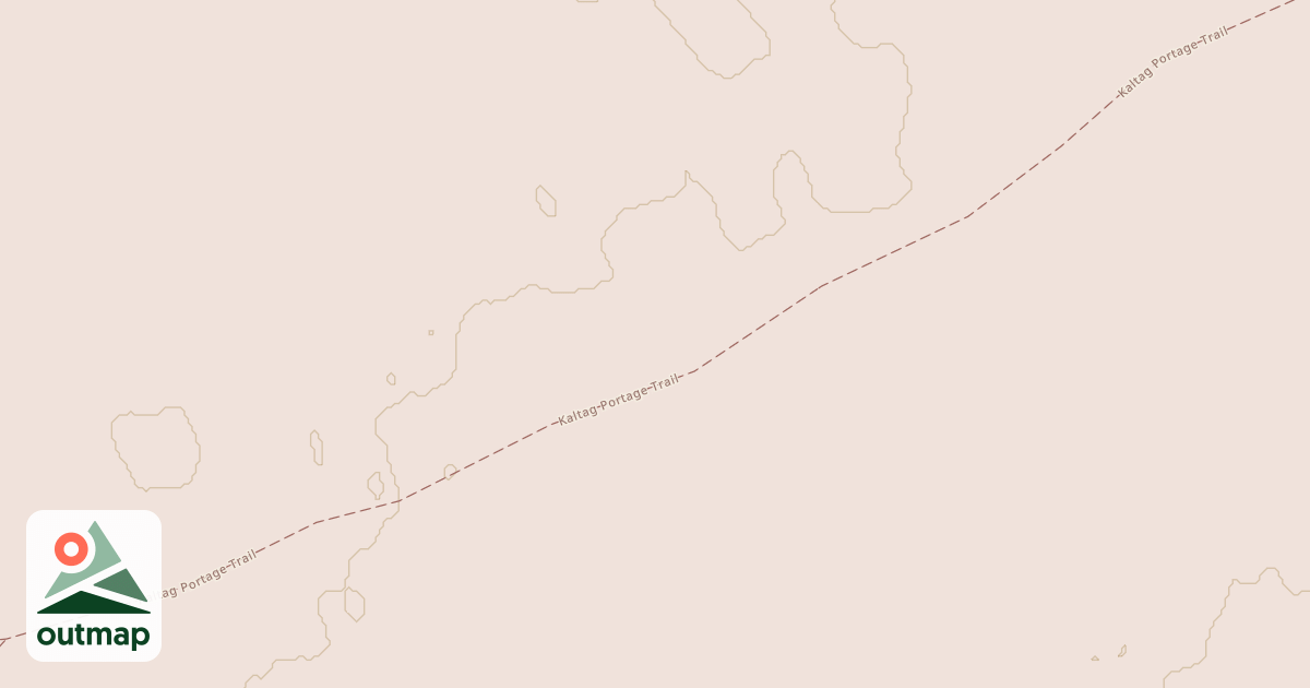 Map of Iditarod National Historic Trail