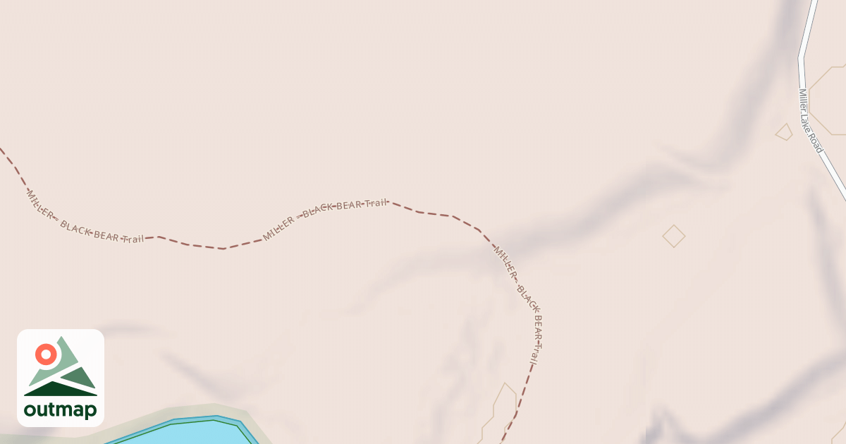Map of Miller-Black Bear Trail