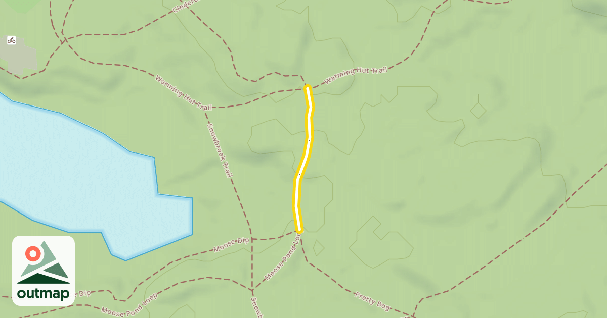 Map of Moose Pond Loop