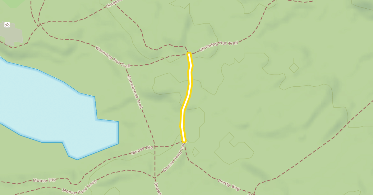 Map preview of Moose Pond Loop