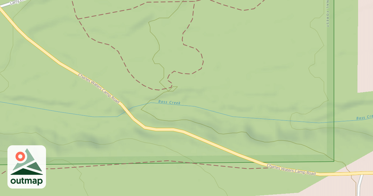 Map of (FDR) LARRY CREEK