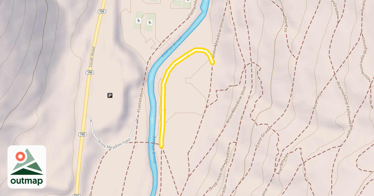 Map of Knox Meadow Loop