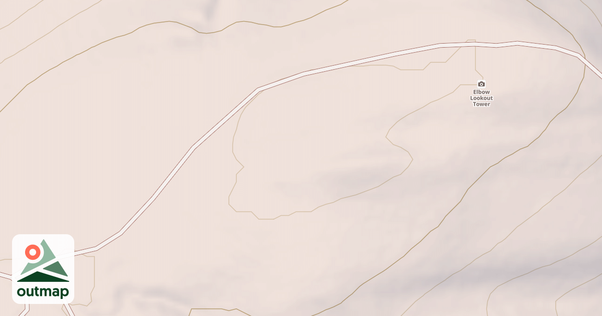Map of ELBOW LOOKOUT
