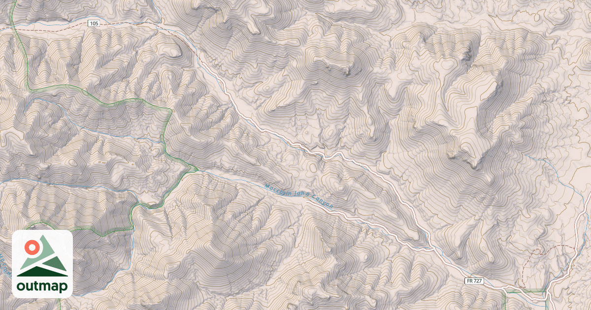 Map of DINES TRAIL