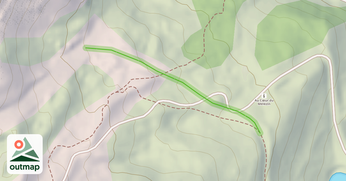 Map of Le Lac