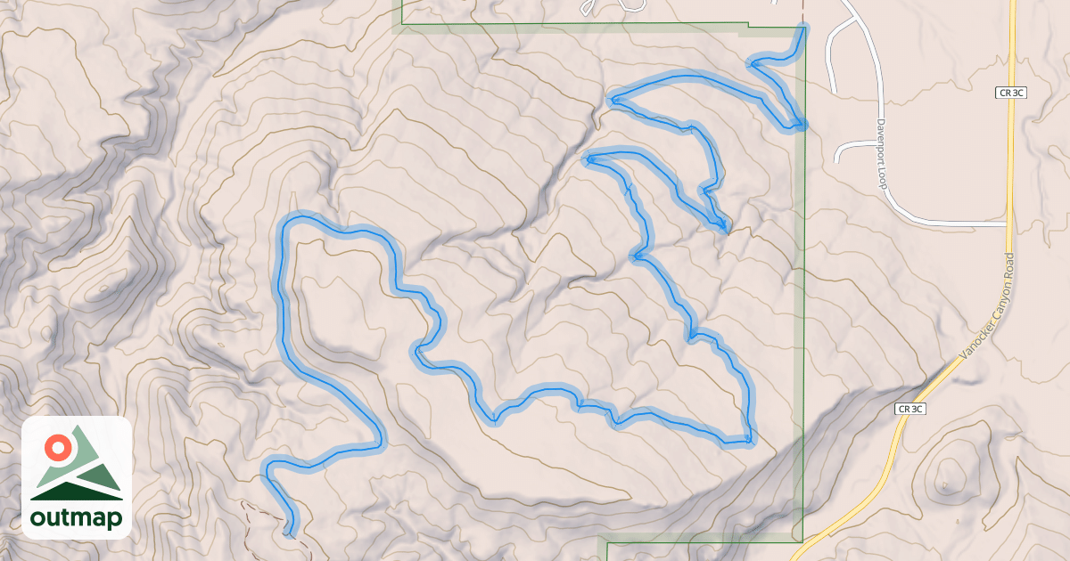 Map of Lower Deadman