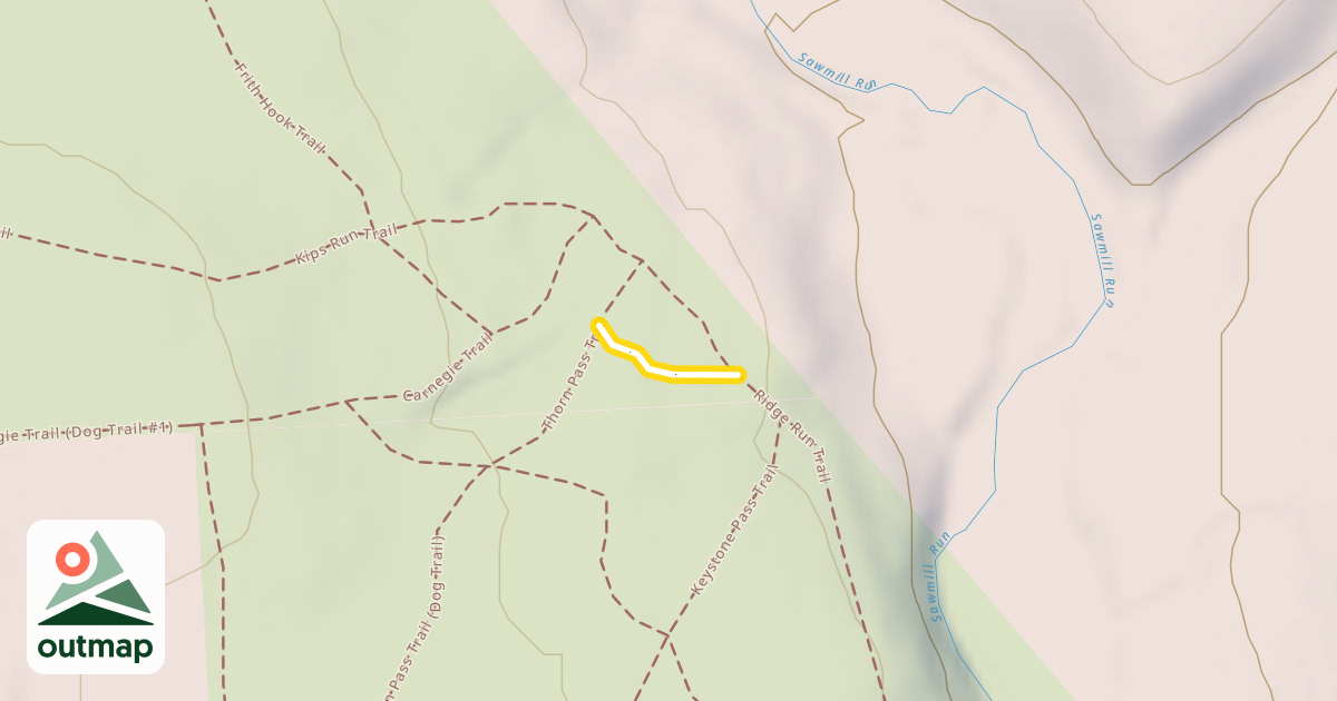 Map of Point Pass Trail