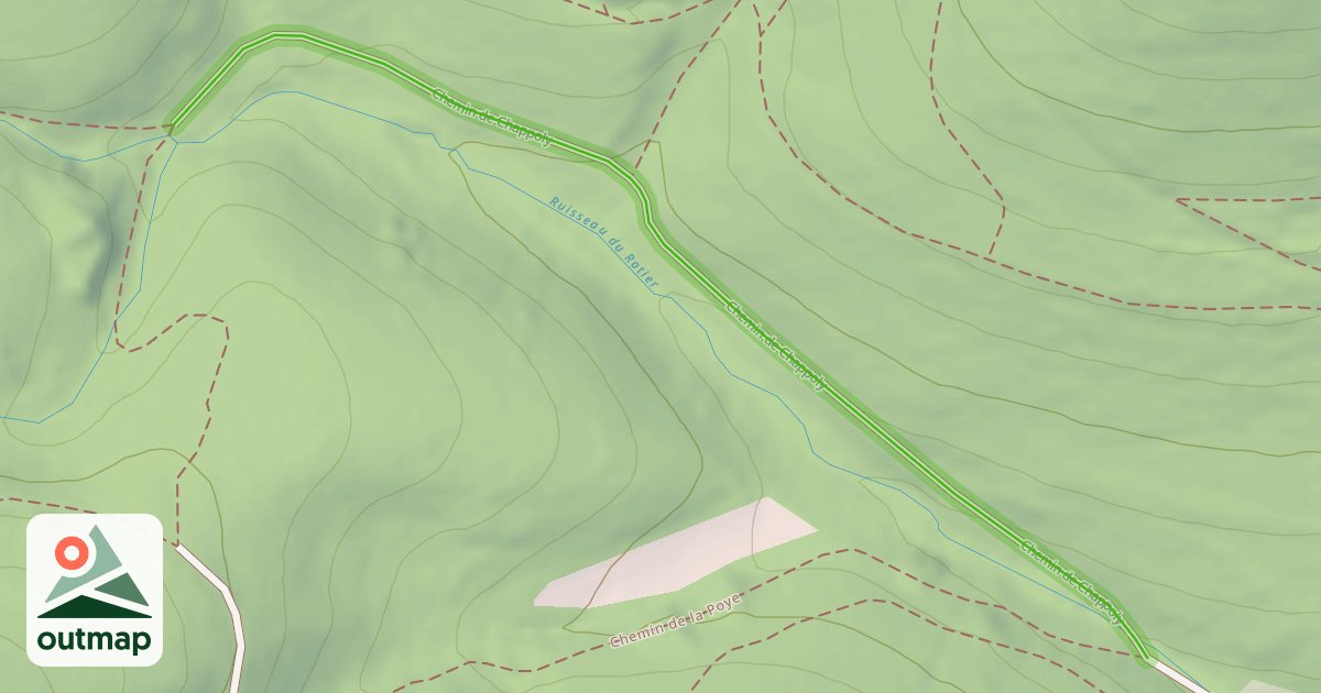 Map of Chemin de Chappoly