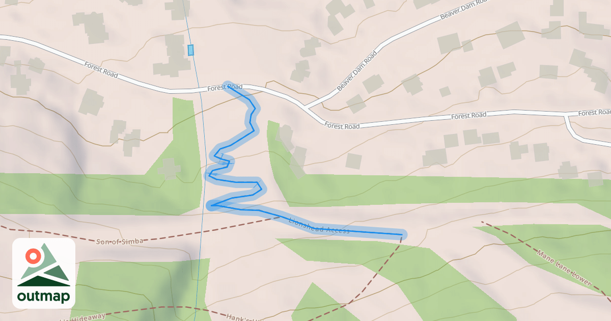 Map of Lionshead Access