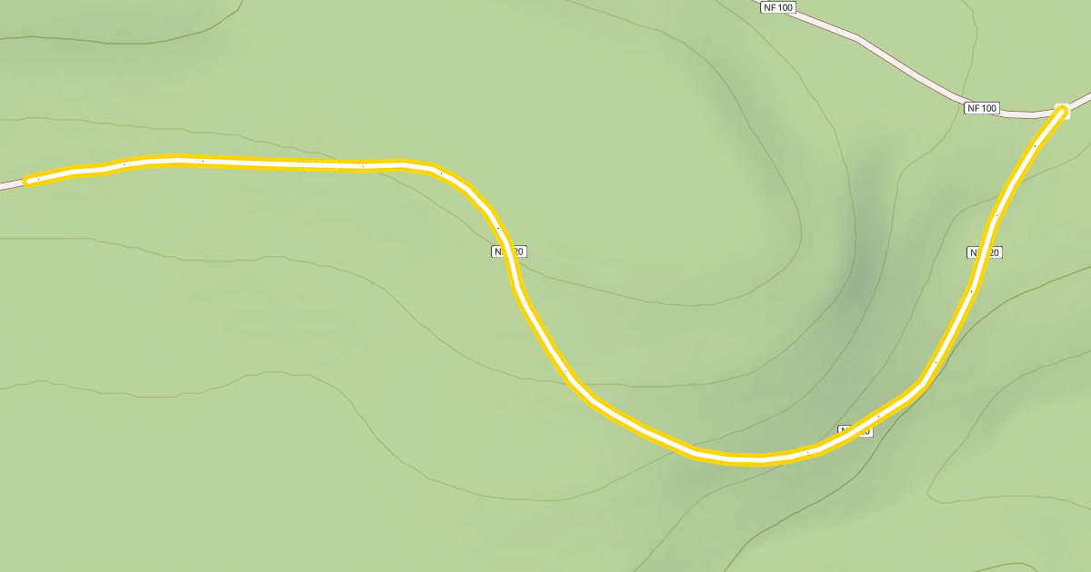 Map preview of Forest Road 4615-120