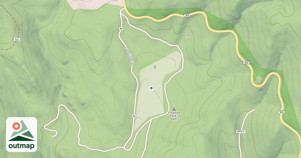 Map of TREASURE PARK