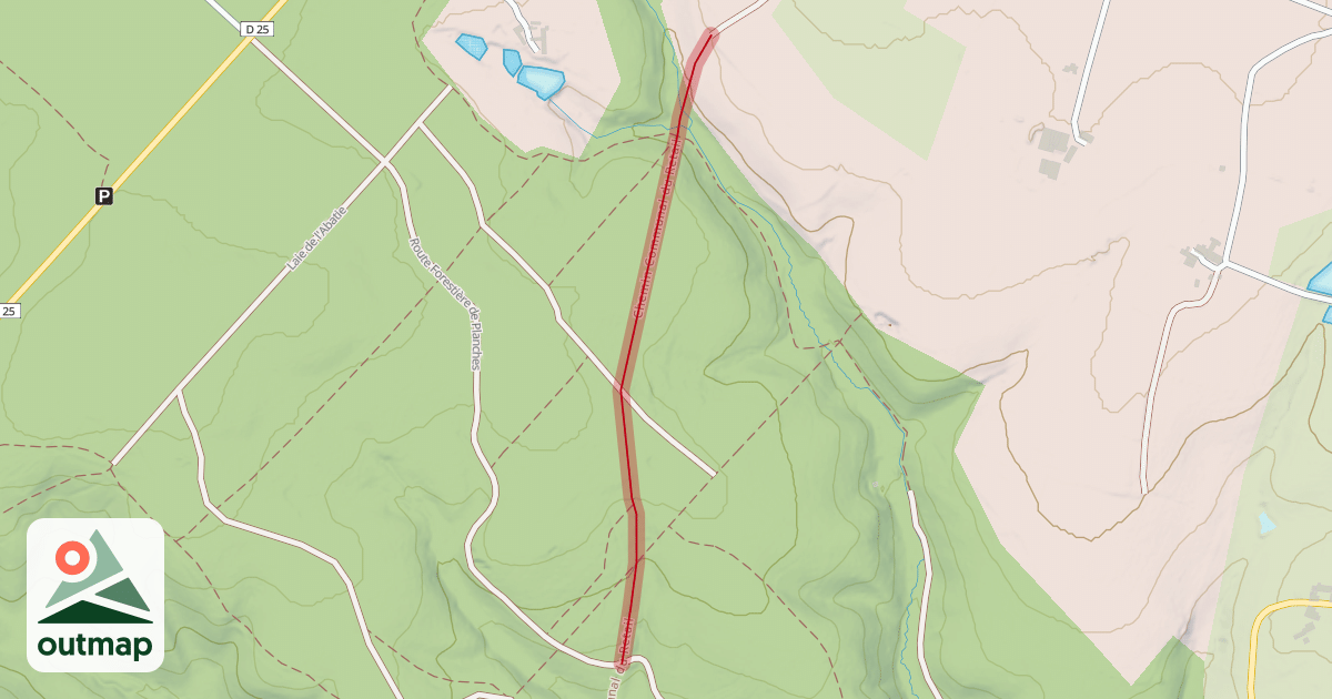 Map of Chemin Communal du Retail