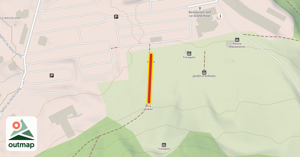 Map of Pré Didier