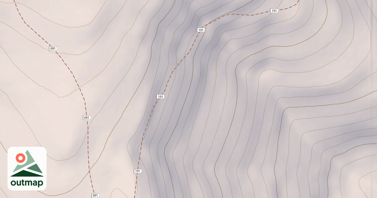 Map of JUNCTION LOOKOUT
