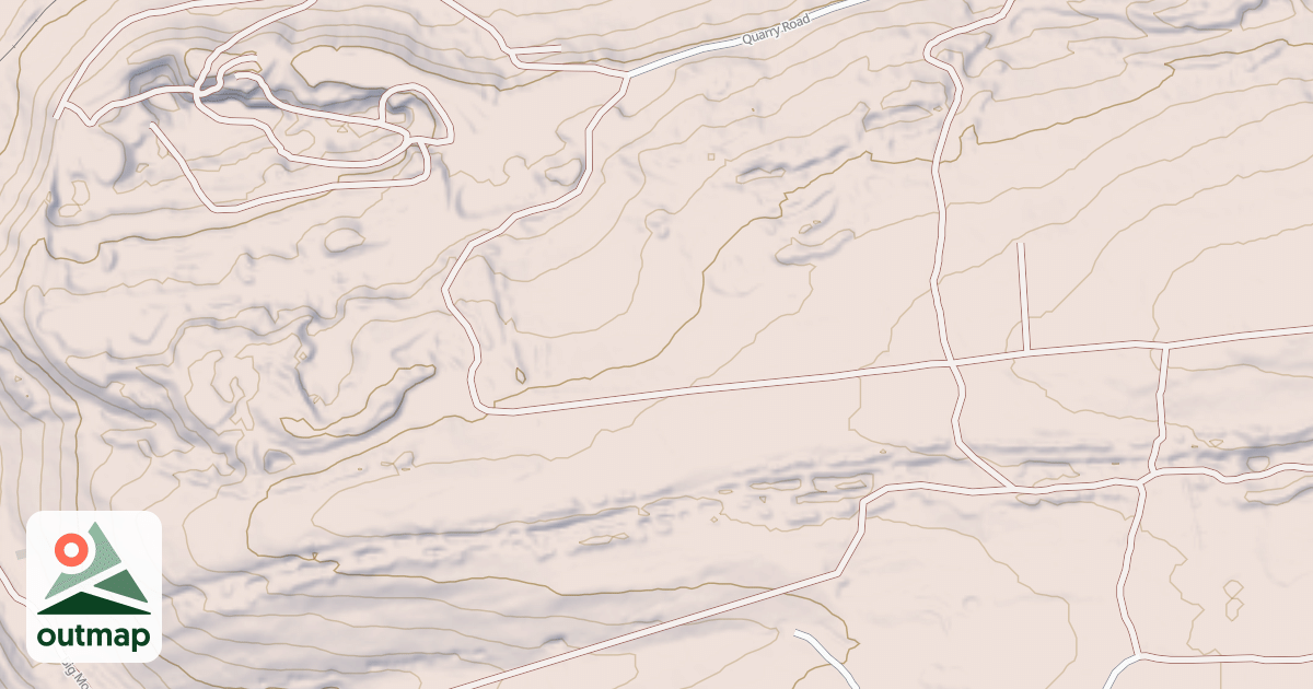 Map of Anthracite Outdoor Adventure Area Trails