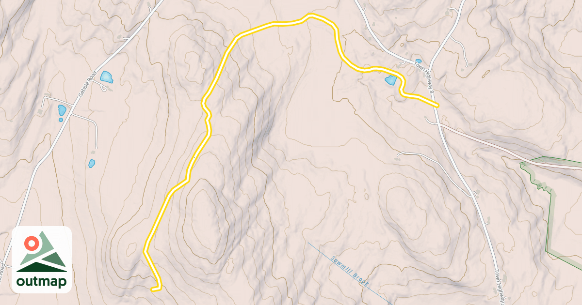 Map of Gebbie's Sugarbush