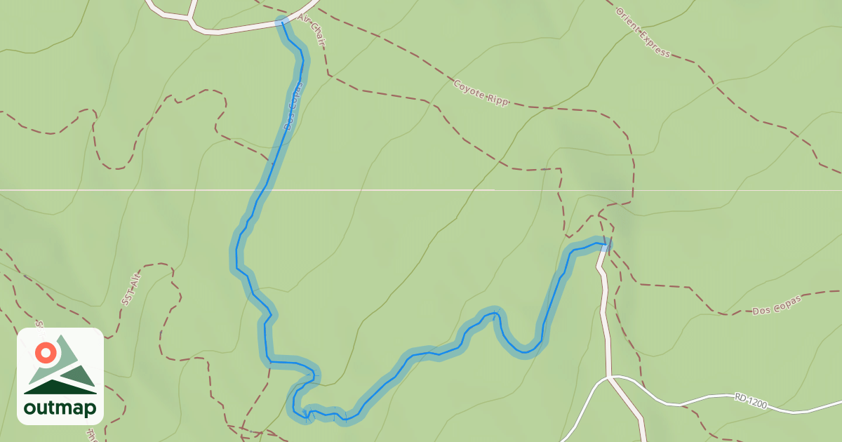 Map of Dos Copas