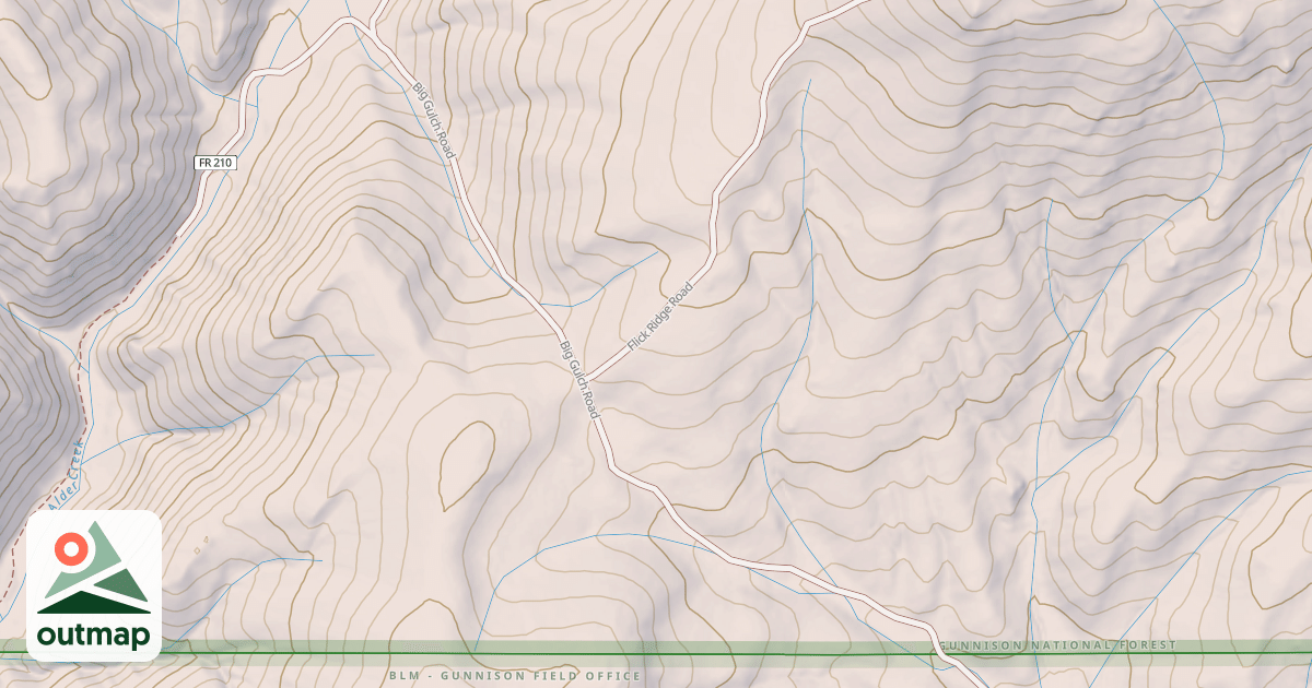 Map of BIG GULCH