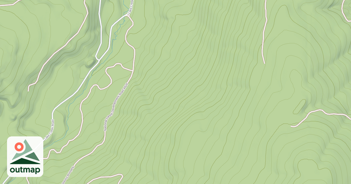 Map of CRIPPLE HORSE-LAKE CR. R