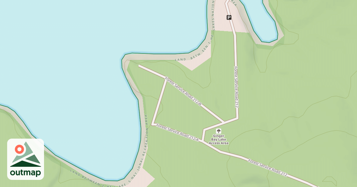 Map of G.B. 2ND CAMP SPUR