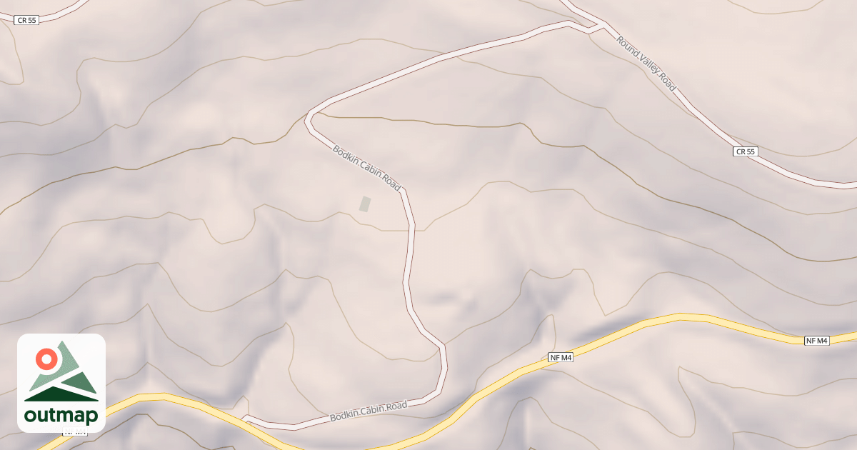 Map of BODKIN CABIN
