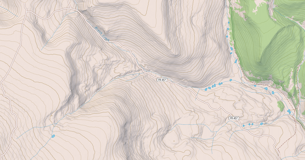 Map preview of USFS Motor Vehicle Use Map Trails 3991